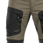 Arrak Men's Active Stretch Trousers Brown detail pocket durable, stretchy, with multiple pockets, water repellent.