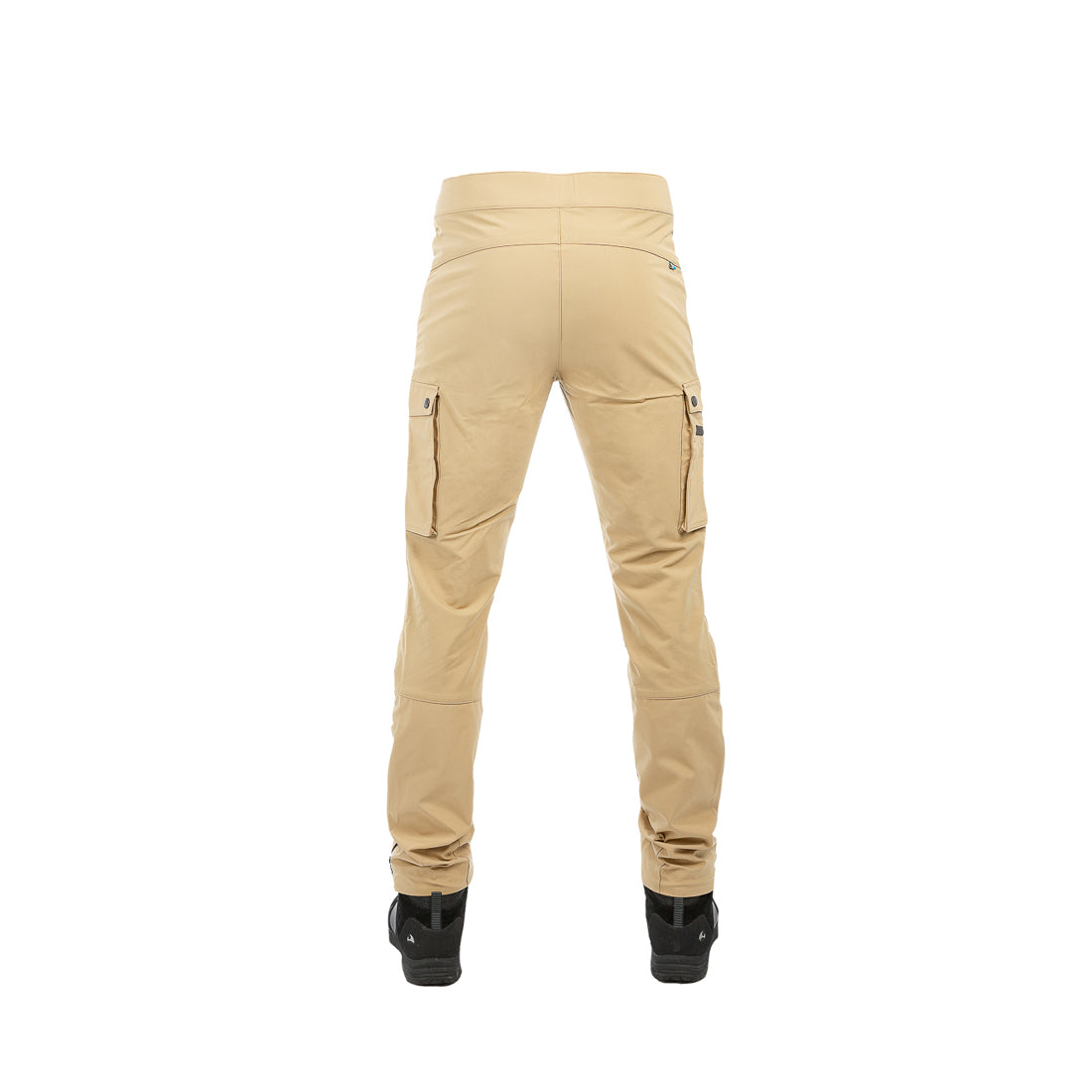 Arrak Men's Motion Flex Trousers Khaki Beige back waterproof, stretchy, with multiple pockets, with belt.