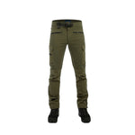 Arrak Men's Motion Flex Trousers Olive front waterproof, stretchy, with multiple pockets, with belt.