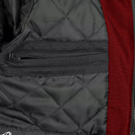 Arrak Men's Original Jacket Red Grey inner pocket, waterproof for the outdoor dog owner