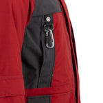 Arrak Men's Original Jacket Red Grey pocket detail, waterproof for the outdoor dog owner