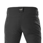 Arrak Men's Quick Dry Trousers Black back pocket waterproof, stretchy, with multiple pockets.
