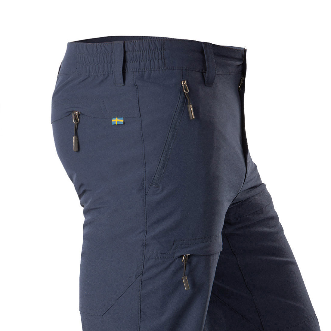 Arrak Men's Quick Dry Trousers Navy side pocket waterproof, stretchy, with multiple pockets.