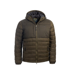 Arrak Men's Warmy Jacket Olive Front with multiple pockets, windproof, thermal, lightweight, perfect to keep you warm on dog walks