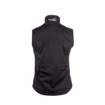 Arrak Women's Acadia Softshell Vest Black back breathable, waterproof, with multiple pockets, perfect for dog training