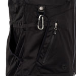 Arrak Women's Acadia Softshell Vest Black pocket detail breathable, waterproof, with multiple pockets, perfect for dog training