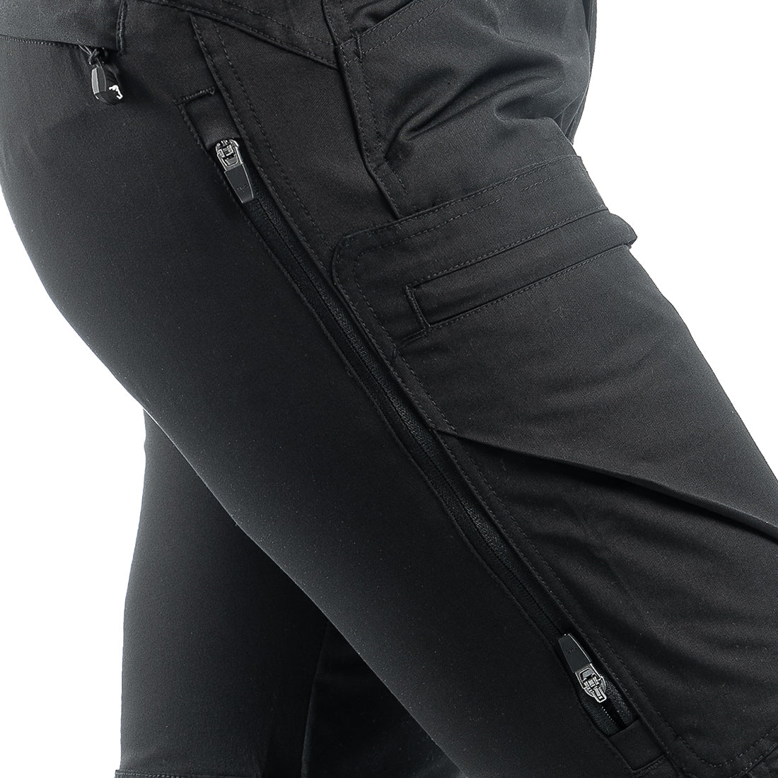 Arrak Women's Active Stretch Trousers Black breathable, durable, stretchy, with multiple pockets, water repellent.
