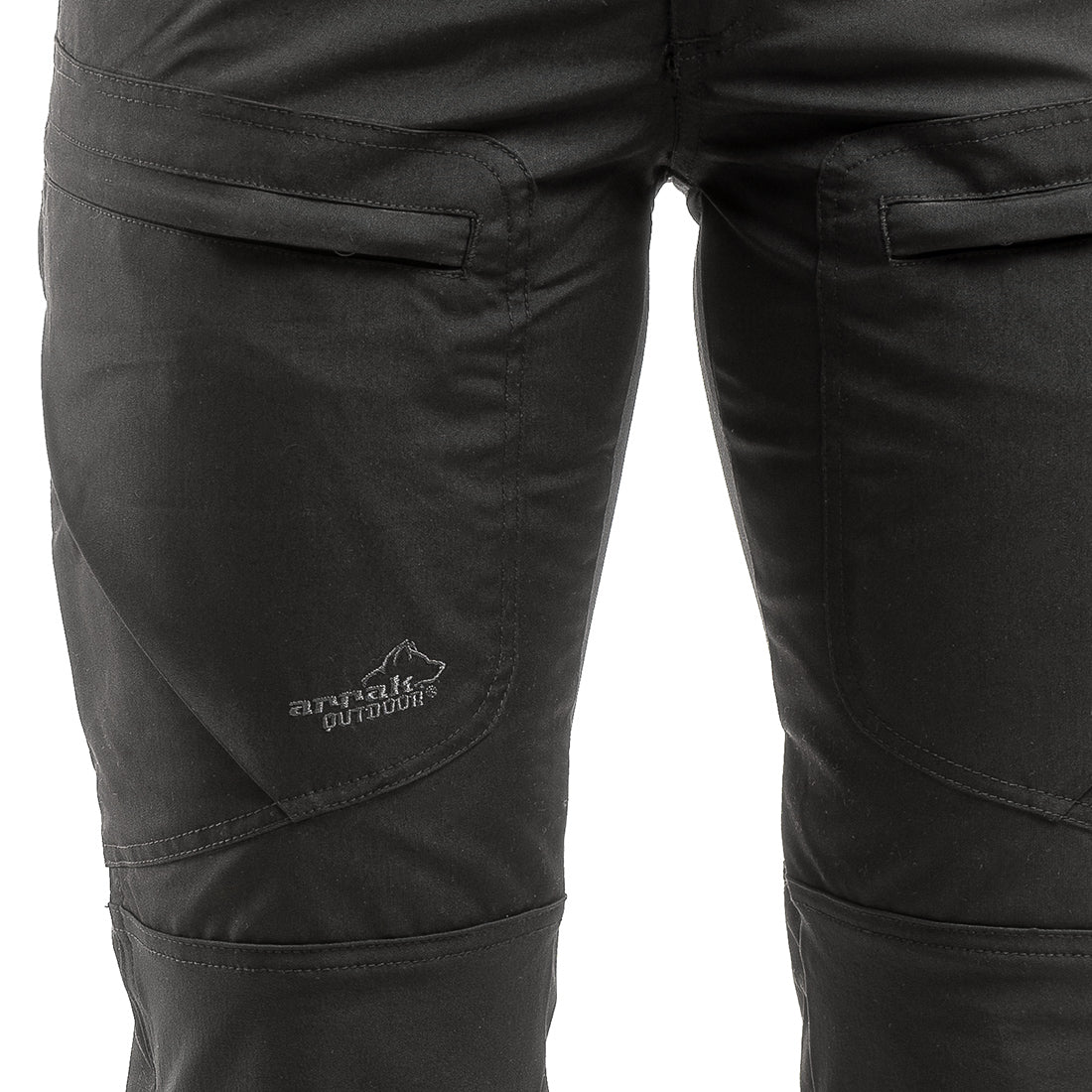 Arrak Women's Active Stretch Trousers Black detail pocket durable, stretchy, with multiple pockets, water repellent.