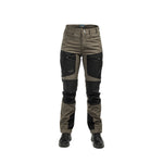 Arrak Women's Active Stretch Trousers Brown front durable, stretchy, with multiple pockets, water repellent.