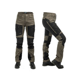 Arrak Women's Active Stretch Trousers Brown front side durable, stretchy, with multiple pockets, water repellent.