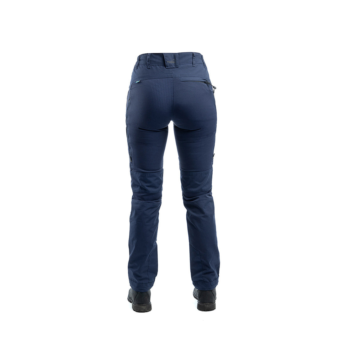 Arrak Women's Active Stretch Trousers Navy back durable, stretchy, with multiple pockets, water repellent.