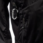 Arrak Women's Akka Softshell Jacket Black Detail with multiple pockets, water repellent for dog walking