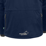 Arrak Women's Akka Softshell Jacket Navy Back Pocket with multiple pockets, water repellent for dog walking