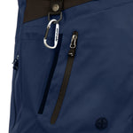 Arrak Women's Akka Softshell Jacket Navy Detail with multiple pockets, water repellent for dog walking