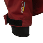 Arrak Women's Akka Softshell Jacket Red Arm with multiple pockets, water repellent for dog walking