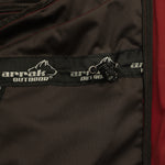 Arrak Womens Akka Softshell Jacket Red Inside with multiple pockets, water repellent for dog walking