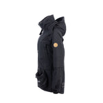 Arrak Women's Original Jacket Black Side with multiple pockets, waterproof for the outdoor dog owner
