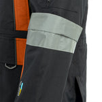 Arrak Women's Original Jacket Orange Gray Arm reflective, waterproof for the outdoor dog owner
