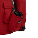 Arrak Women's Original Jacket Red Grey Treat Pouch waterproof for the outdoor dog owner