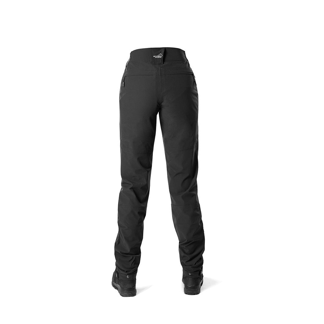 Arrak Women's Quick Dry Trousers Black back waterproof, stretchy, with multiple pockets.