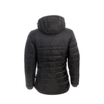 Arrak Women's Warmy Jacket Black back with multiple pockets, windproof, thermal, lightweight, perfect to keep you warm on dog walks