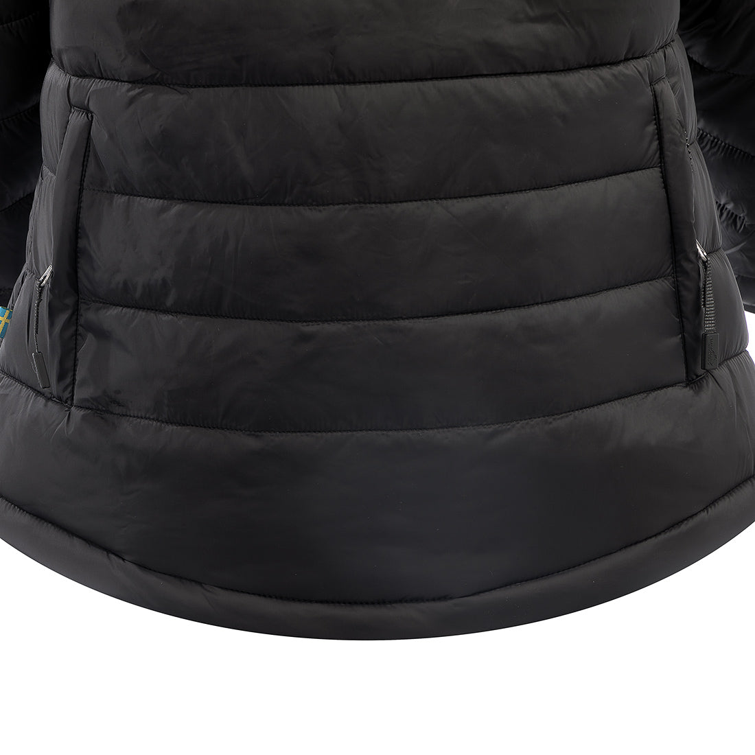 Arrak Women's Warmy Jacket Black back pocket with multiple pockets, windproof, thermal, lightweight, perfect to keep you warm on dog walks