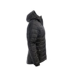 Arrak Women's Warmy Jacket Black side with multiple pockets, windproof, thermal, lightweight, perfect to keep you warm on dog walks
