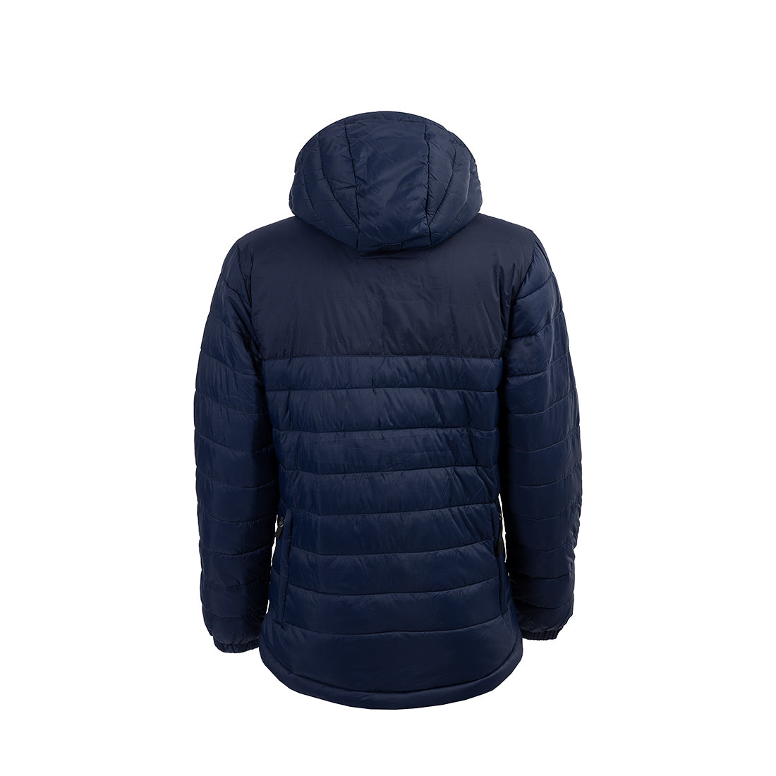 Arrak Women's Warmy Jacket Navy back with multiple pockets, windproof, thermal, lightweight, perfect to keep you warm on dog walks