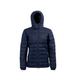 Arrak Women's Warmy Jacket Navy hooded with multiple pockets, windproof, thermal, lightweight, perfect to keep you warm on dog walks