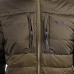 Arrak Women's Warmy Jacket Olive pocket detail with multiple pockets, windproof, thermal, lightweight, perfect to keep you warm on dog walks