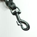 Black Leather Leash black clip