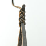 Brown Leather Leash with handle