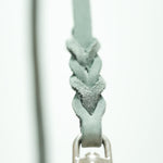 Gray Leather Leash 10mm