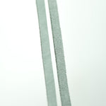 Grey Leather Leash 10mm