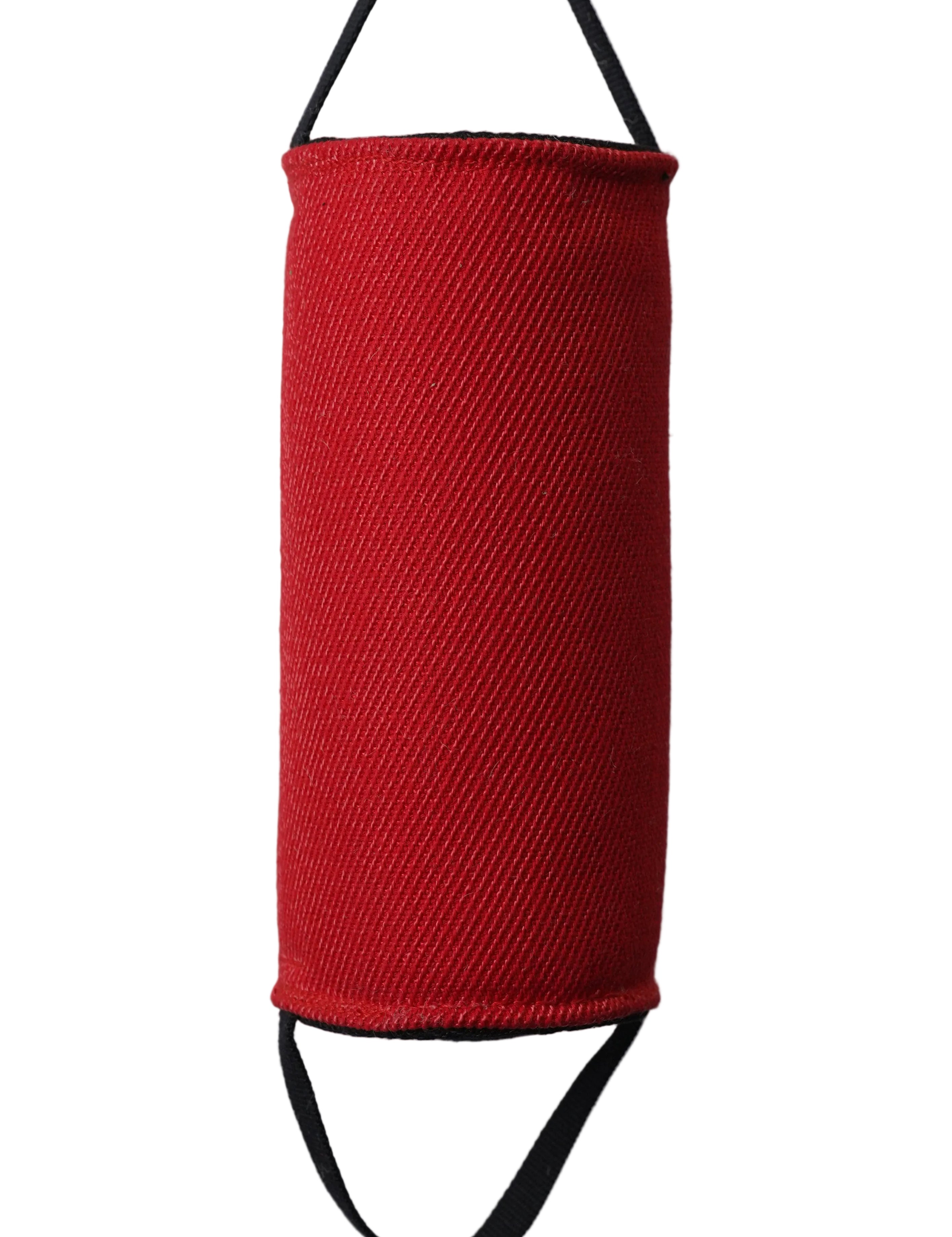 Hans Verbruggen Dog Training Nylon Bite Roll with Handles Red