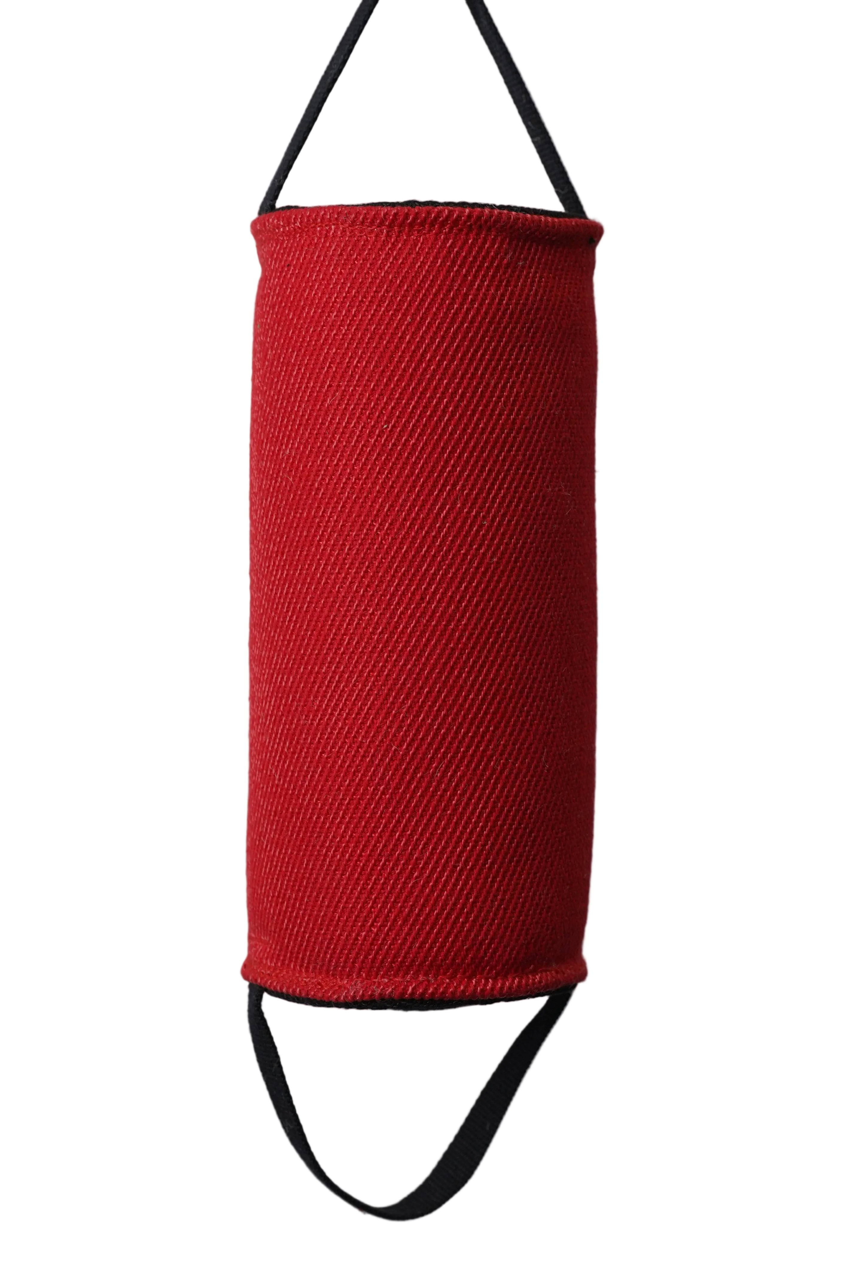 Hans Verbruggen Dog Training Nylon Bite Roll with Handles Red