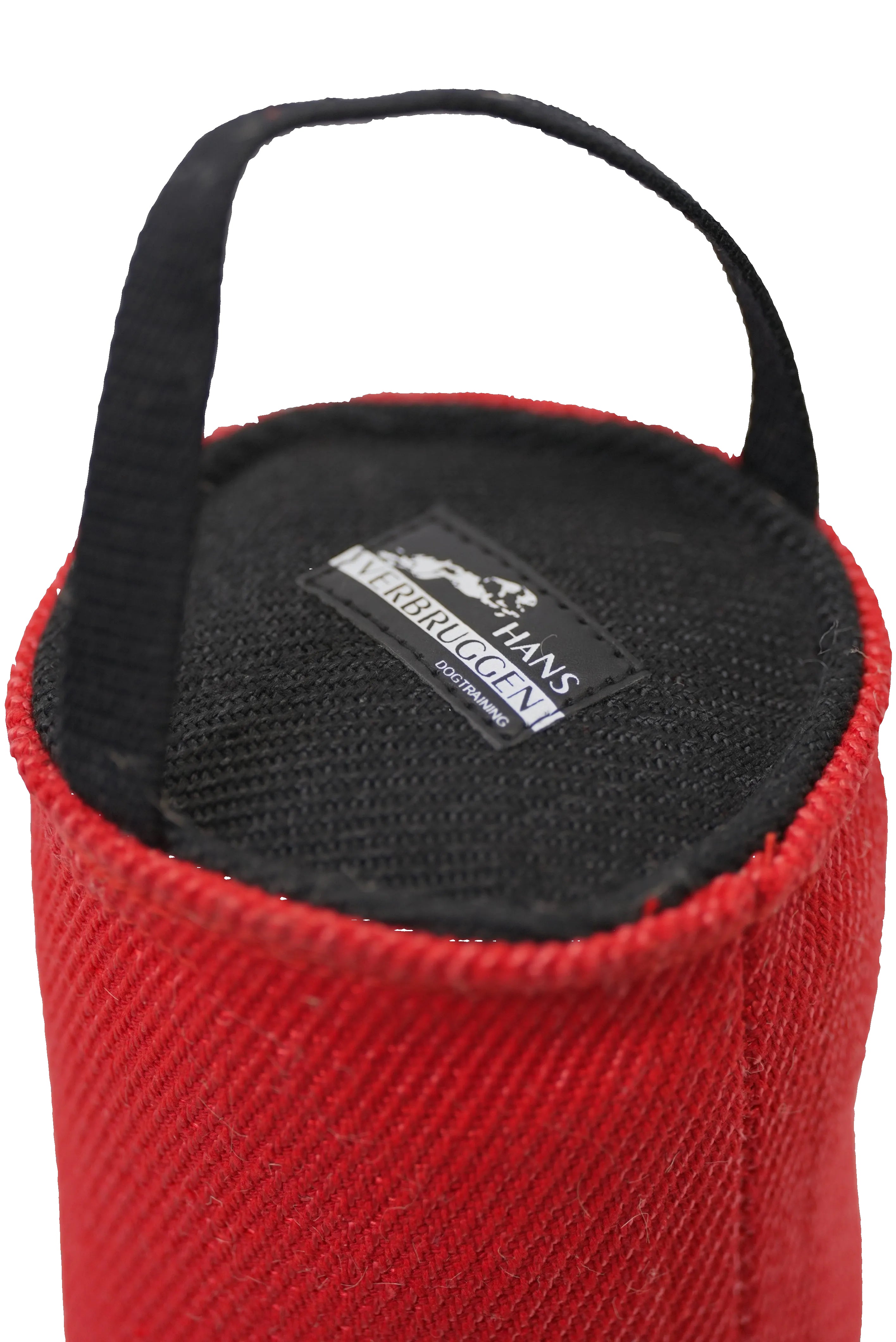 Hans Verbruggen Dog Training Nylon Bite Roll with Handles Red
