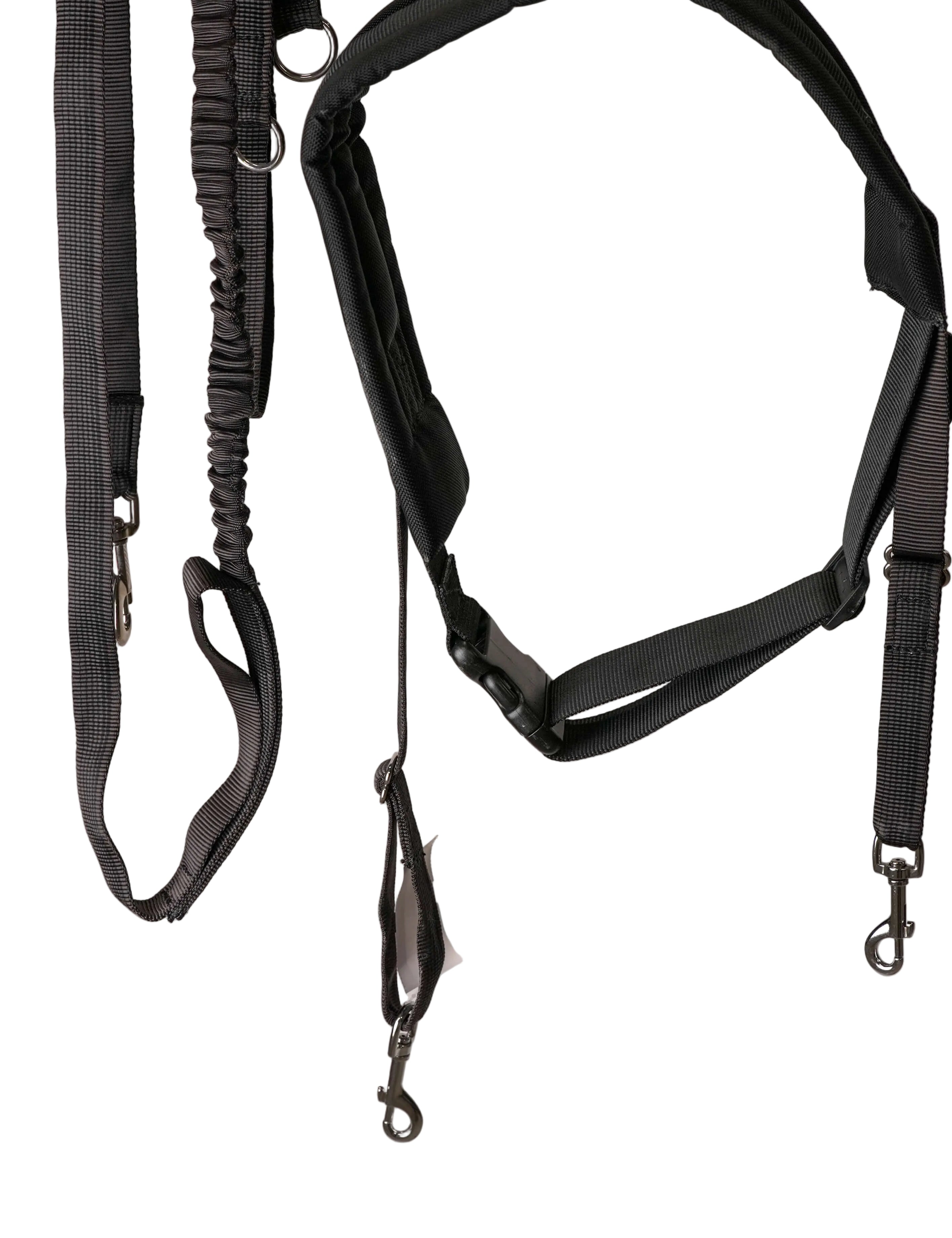 Karlie Flamingo Canicross Jogging Lead with Waist Belt Black main