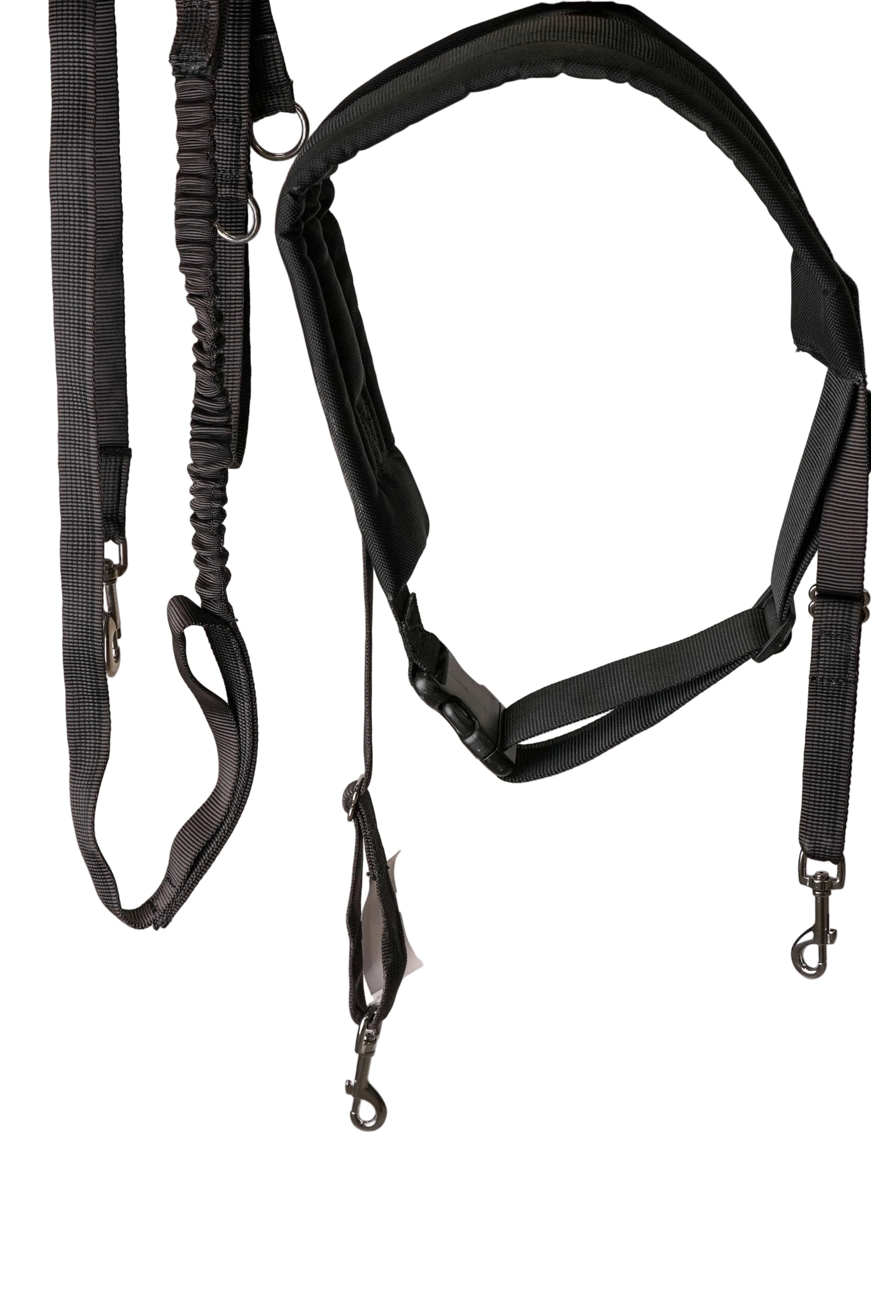 Karlie Flamingo Canicross Jogging Lead with Waist Belt Black main