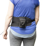 Karlie Flamingo Elastic Jogging Lead with Waist Belt Black back pocket