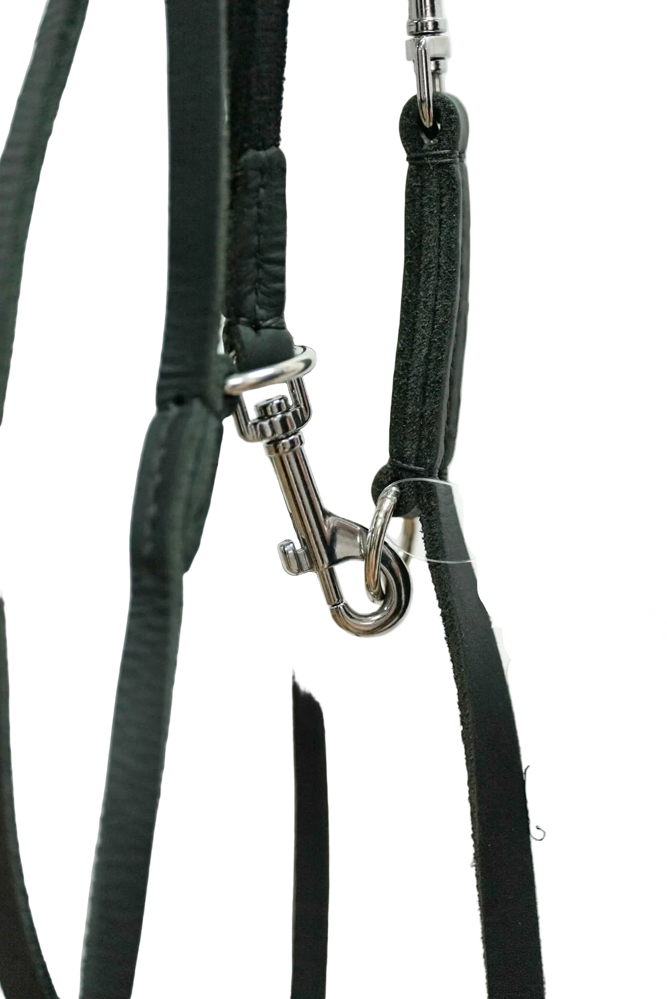 Schweikert Adjustable Leather Lead with Ring material