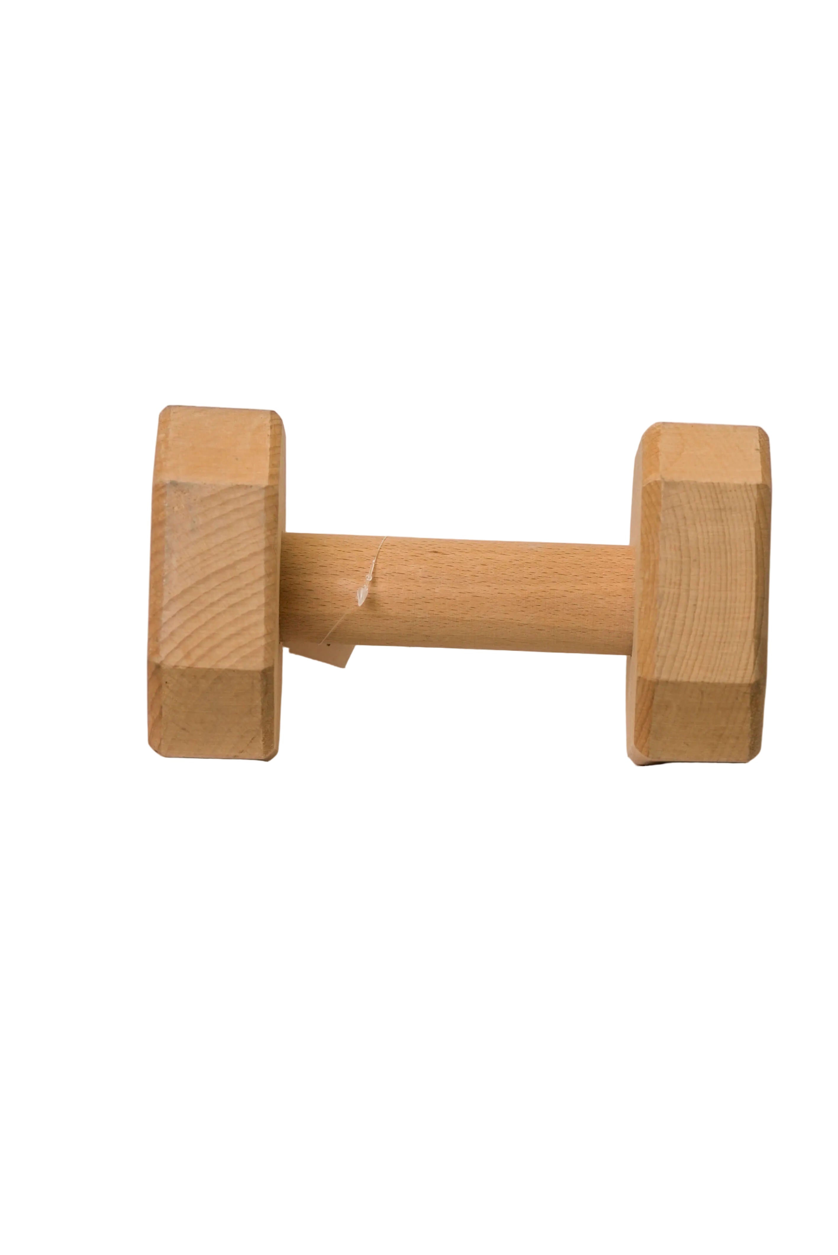 Schweikert Adjustable Wooden Dumbbell front profile