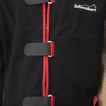 Schweikert Aero Protection Jacket black red closing close-up