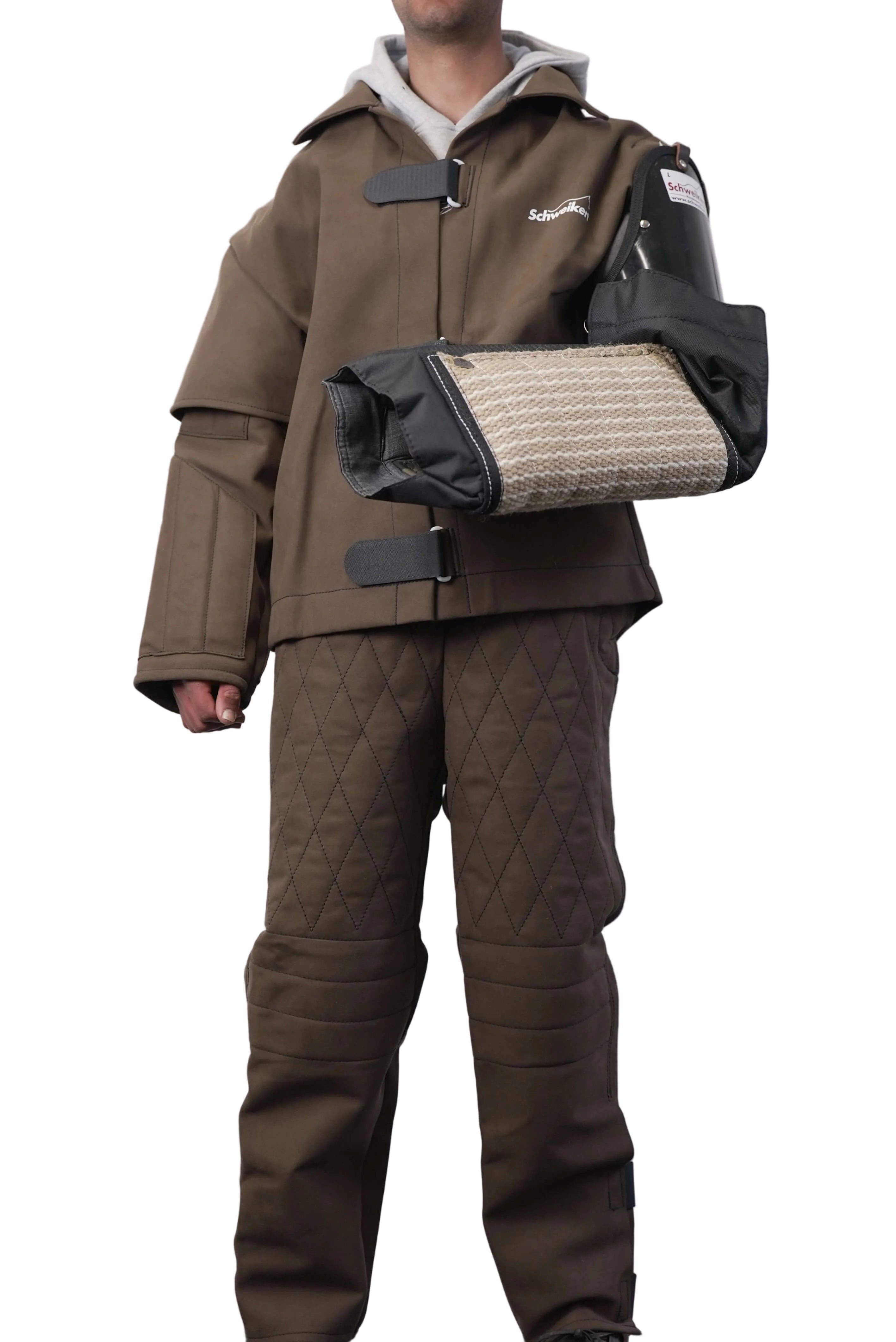 Schweikert Aero Protection Jacket front brown