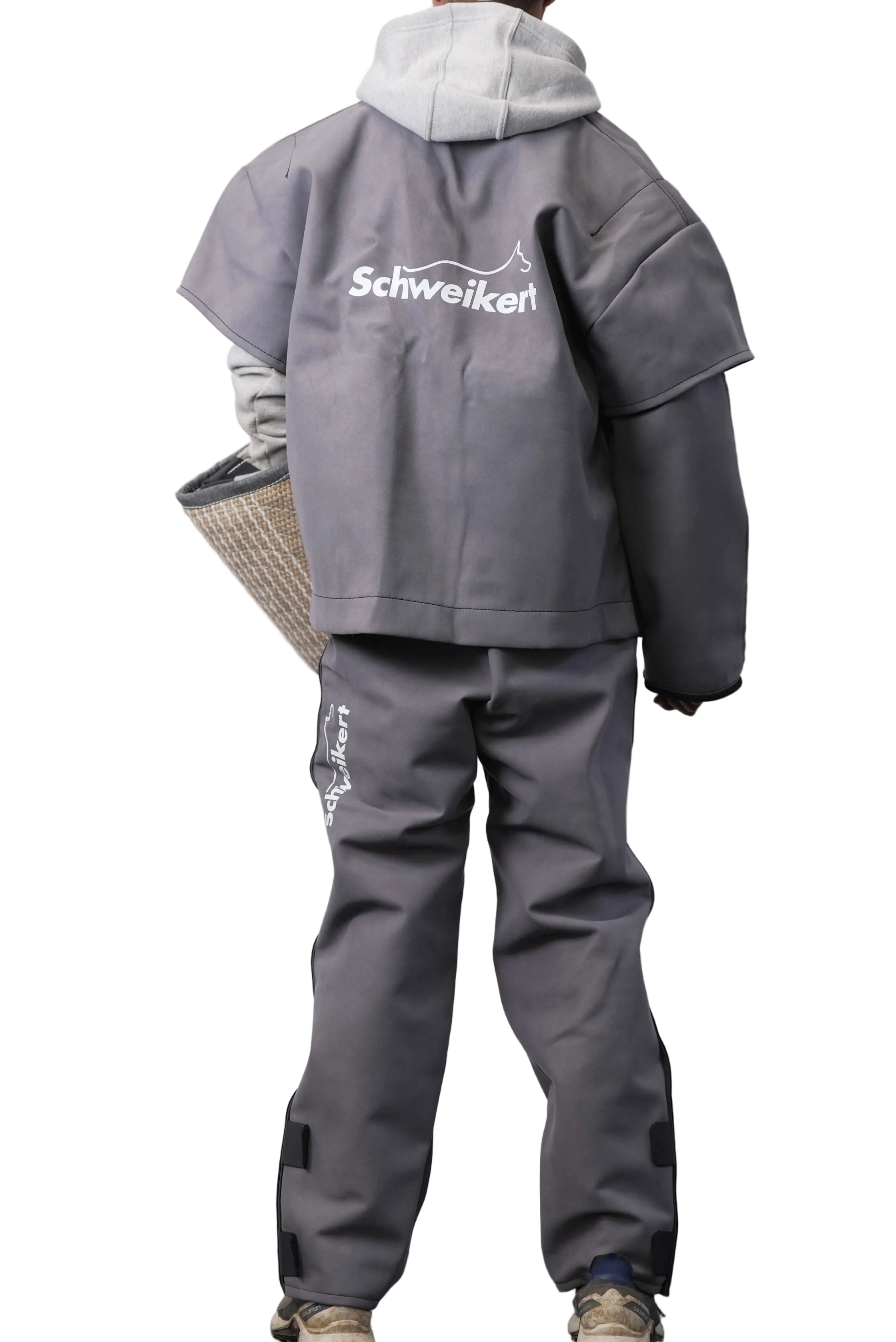 Schweikert Aero Protection Jacket gray black rear