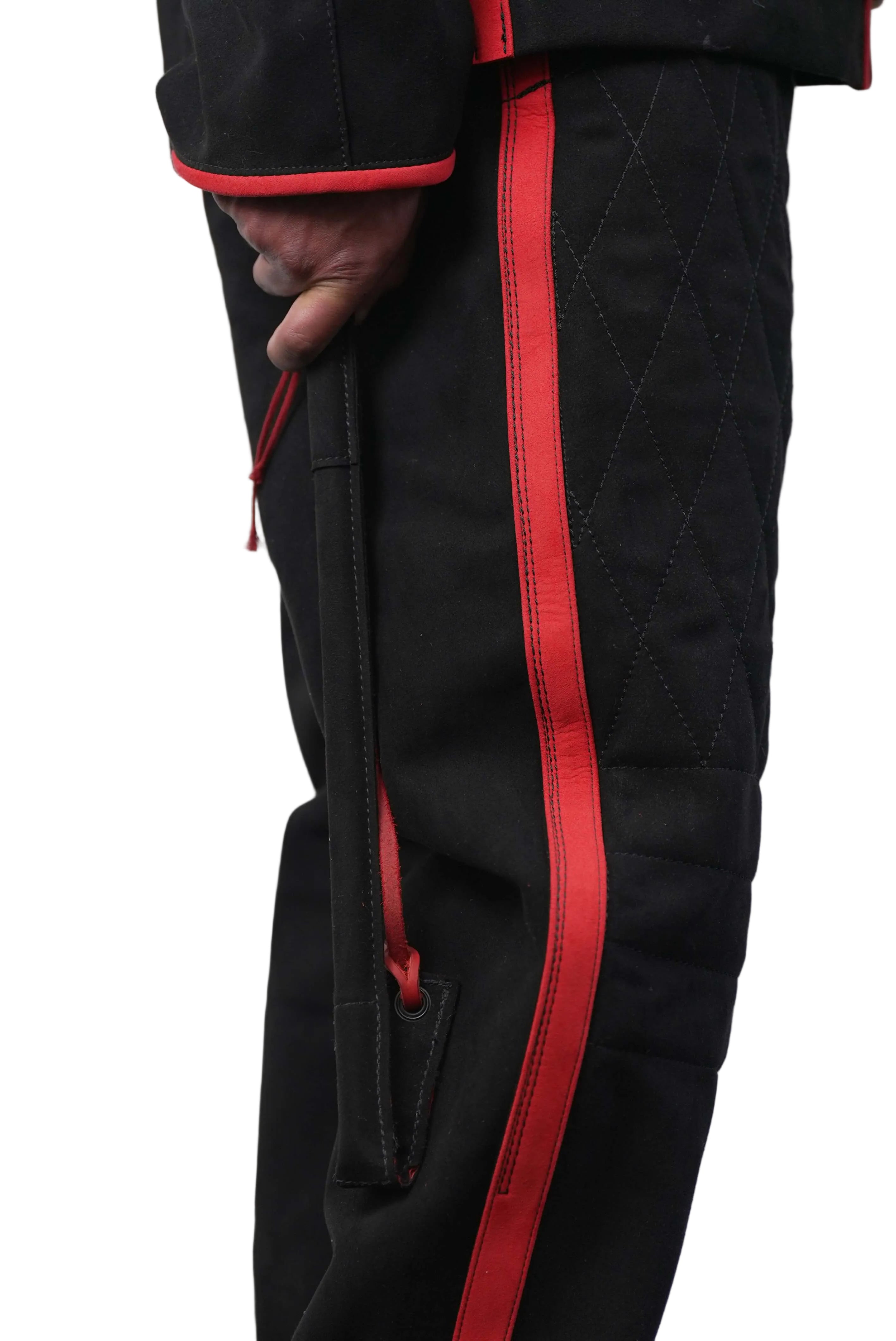 Schweikert Aero Protection Scratch Pants black red detail