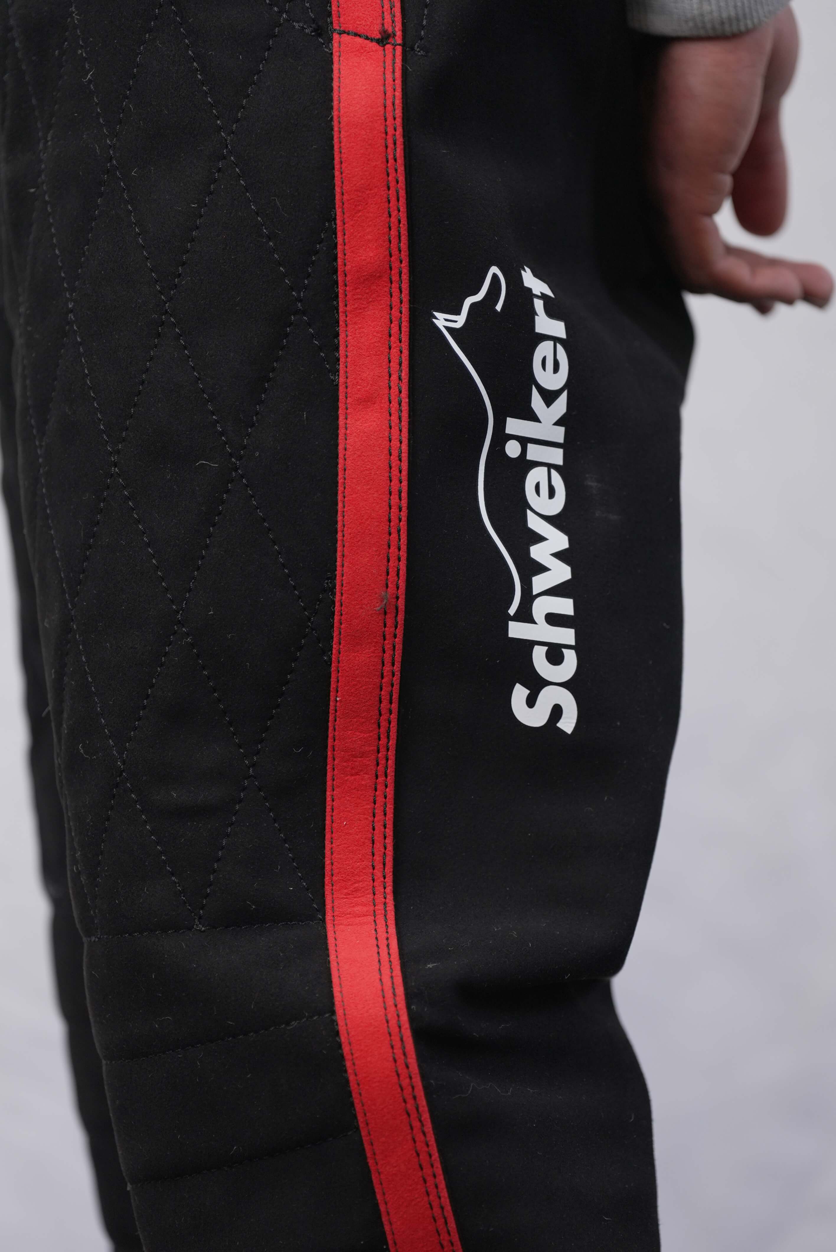 Schweikert Aero Protection Scratch Pants black red side
