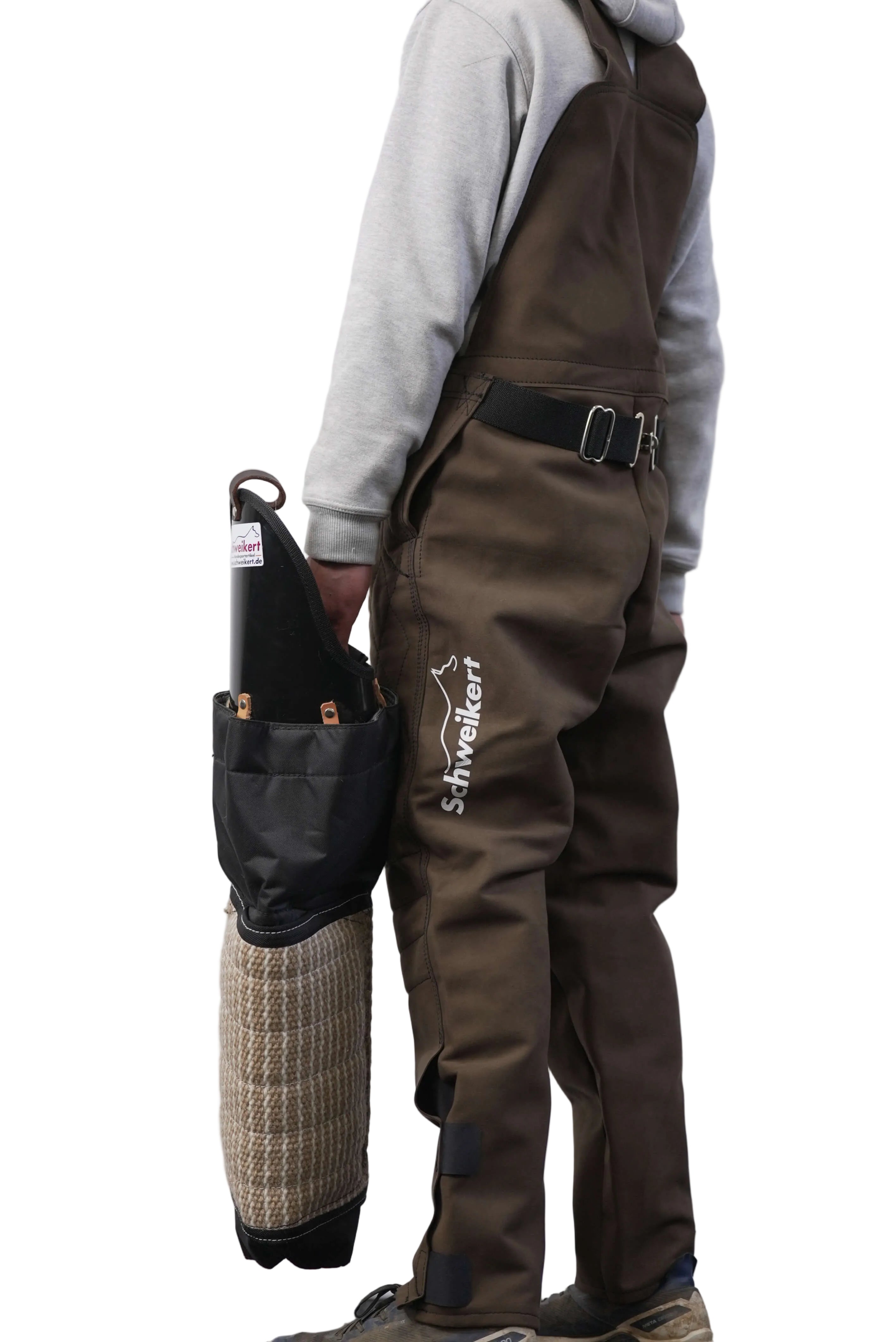 Schweikert Aero Protection Scratch Pants brown rear angle
