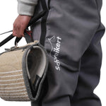 Schweikert Aero Protection Scratch Pants grey black detail bitepad