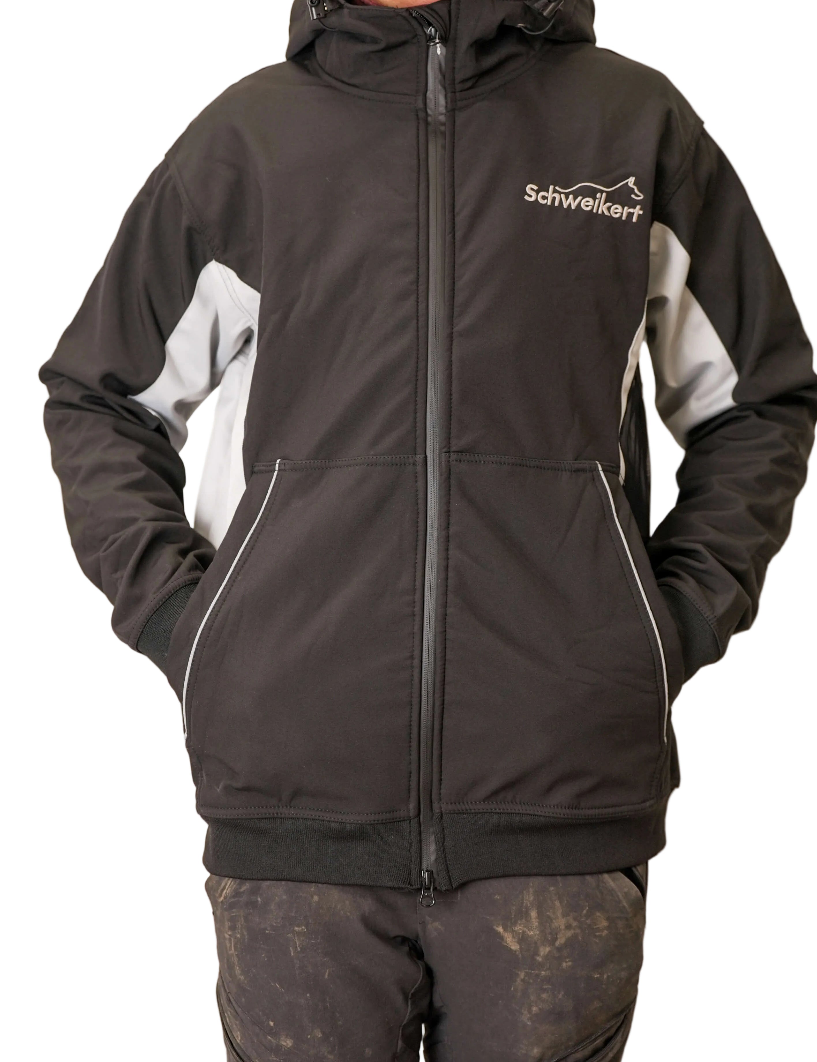 Schweikert All Weather Dog Sport Jacket Unisex Black front1
